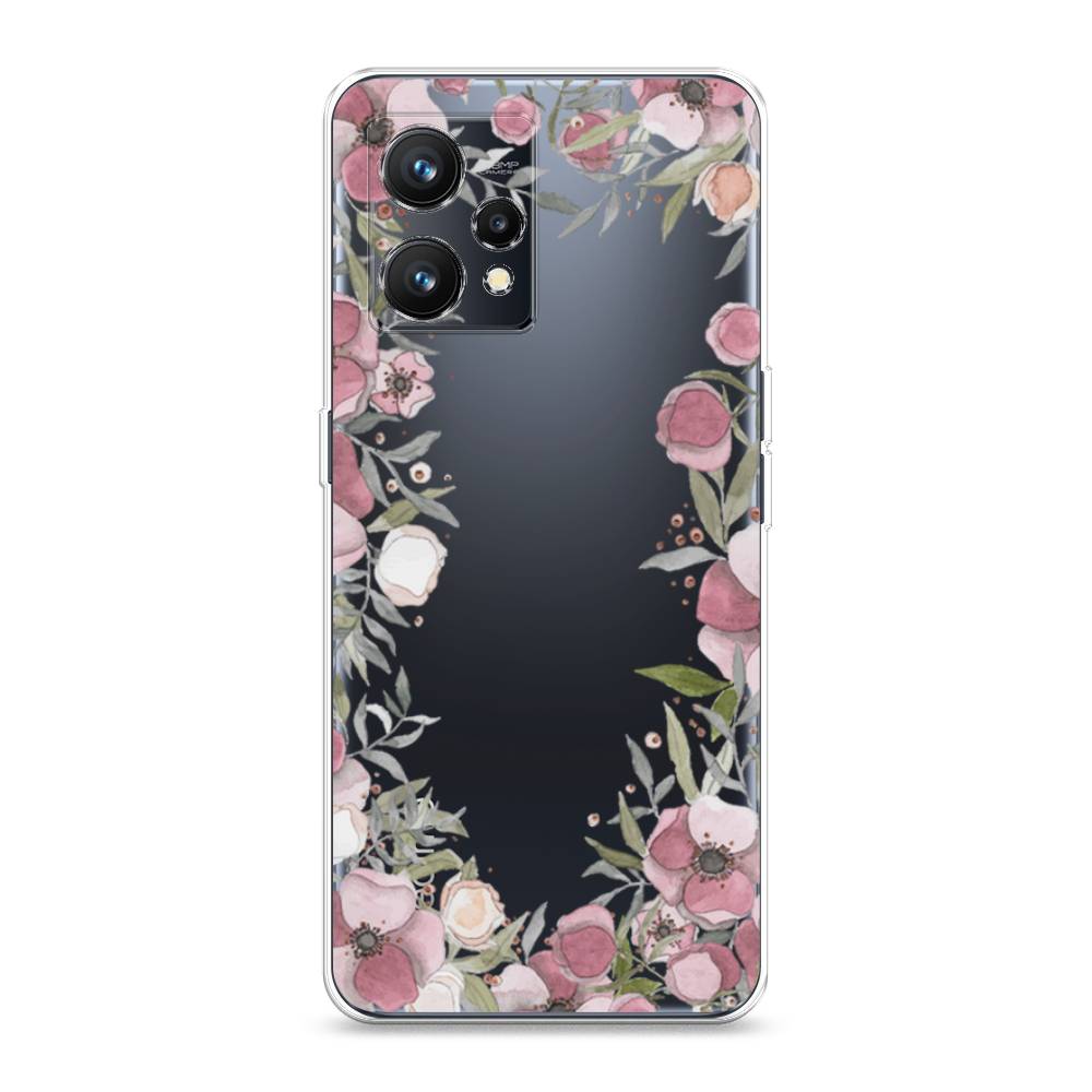 

Чехол Awog на Realme 9 "Розовая цветочная рамка", Разноцветный, 257250-8