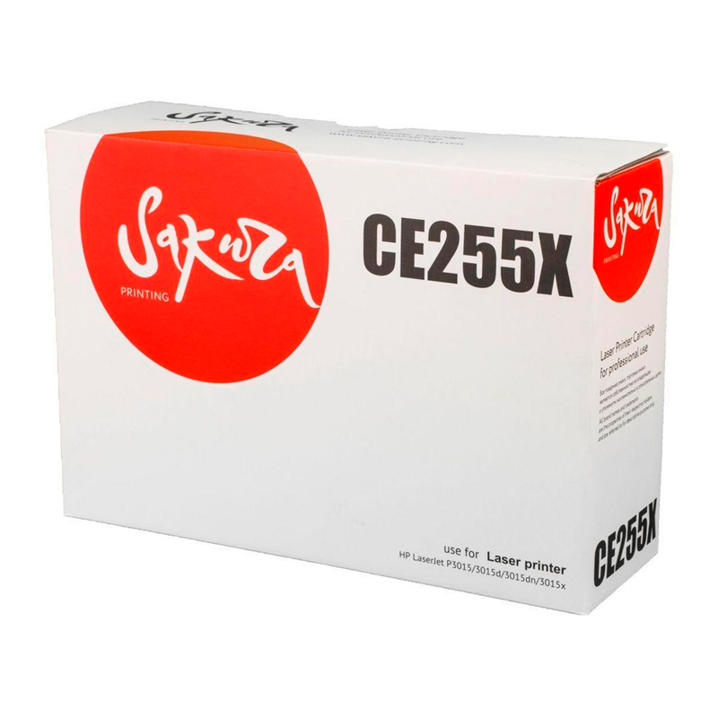 

Картридж для лазерного принтера SAKURA (SACE255X) черный, совместимый