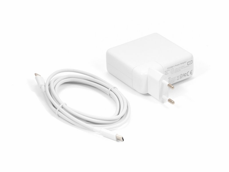 

Блок питания для ноутбука Apple (A1719/MNF82Z/A) 87W/Type-C, Белый