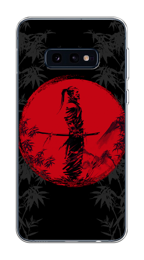 

Чехол на Samsung Galaxy S10E "Самурай на красном фоне", Черный;красный;серый, 27250-4