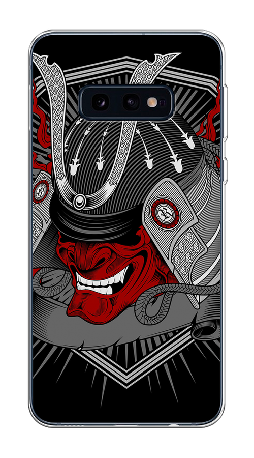 

Чехол на Samsung Galaxy S10E "Красная маска самурая", Белый;красный;черный, 27250-4