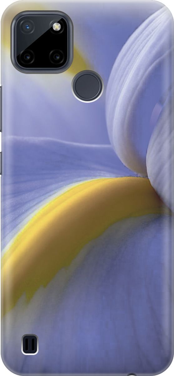 

Силиконовый чехол на Realme C21Y "Синяя калла", Желтый;фиолетовый, 4882