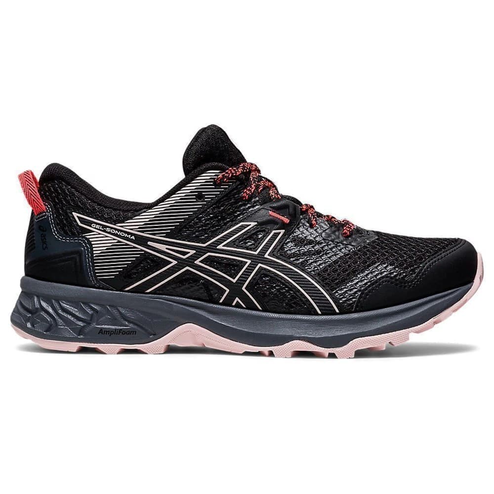 

Кроссовки женские Asics 1012A568-001 черные 6 US, 1012A568-001