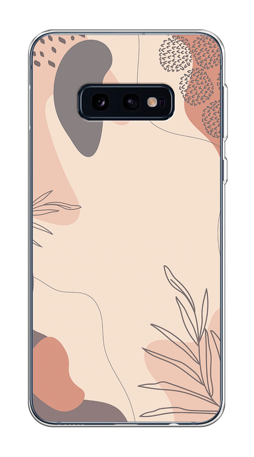 

Чехол на Samsung Galaxy S10E "Нюдовые тона", Коричневый;серый, 27250-4