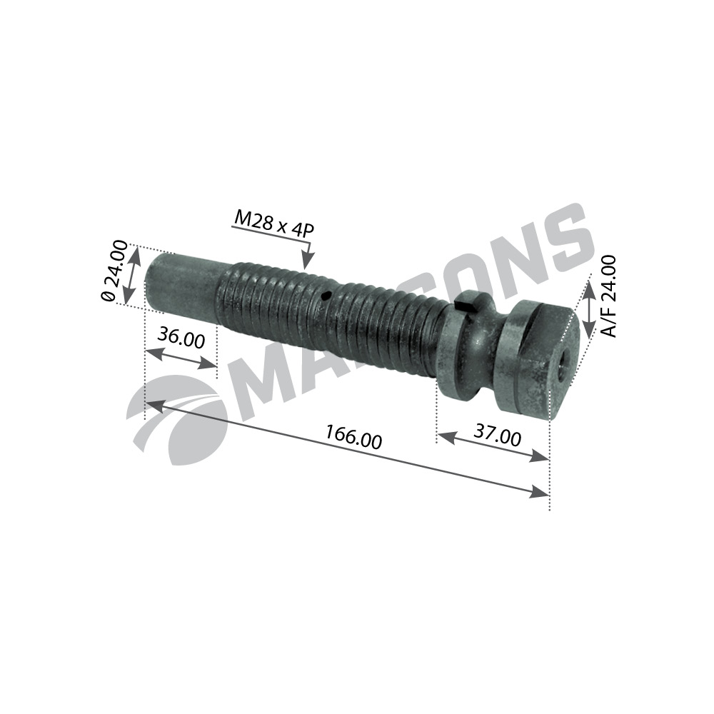 Болт Крепления Рессоры Mansons арт. M5227