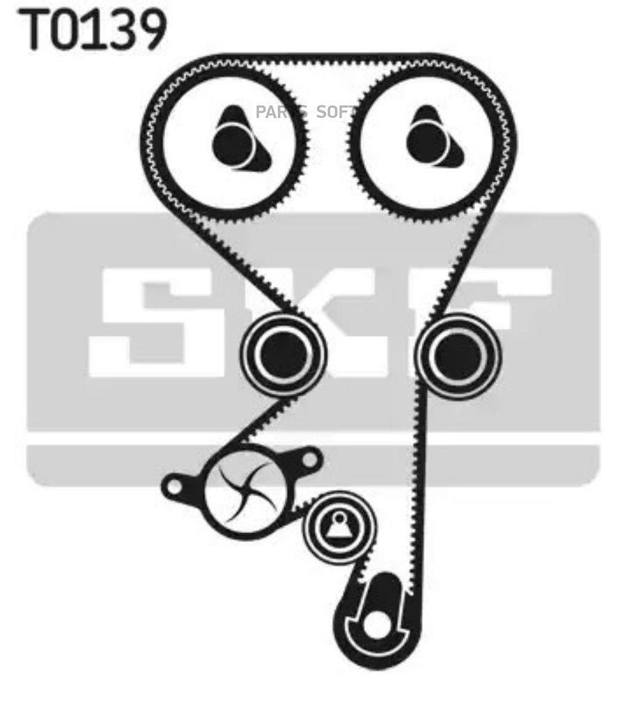 

Комплект ремня ГРМ SKF vkma05152