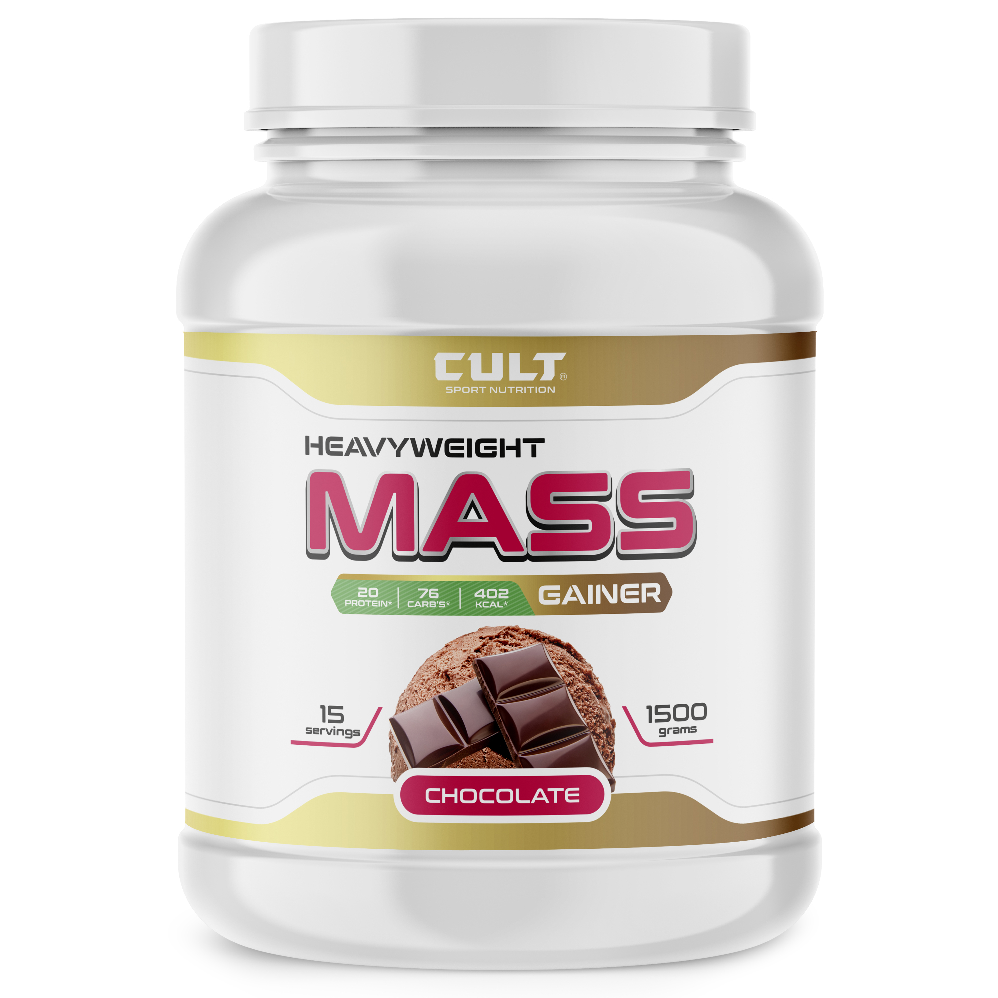 фото Cult 100% pure mass gainer - 1500 грамм, шоколад cult sport nutrition