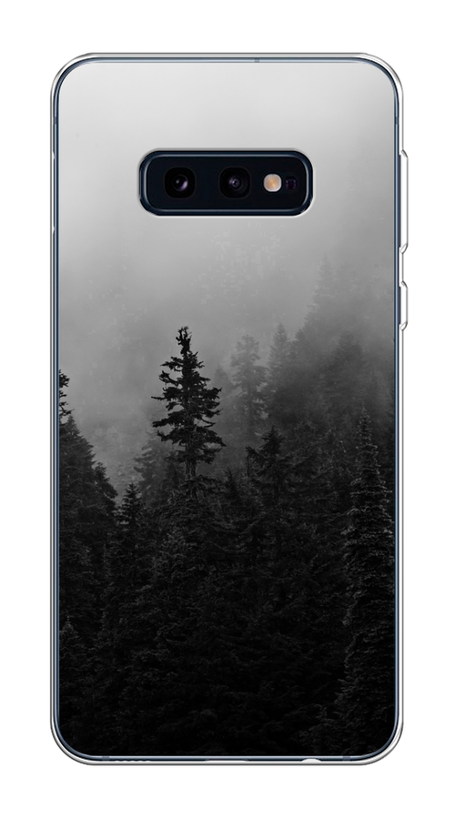 

Чехол на Samsung Galaxy S10E "Туманный лес", Серый;черный, 27250-2