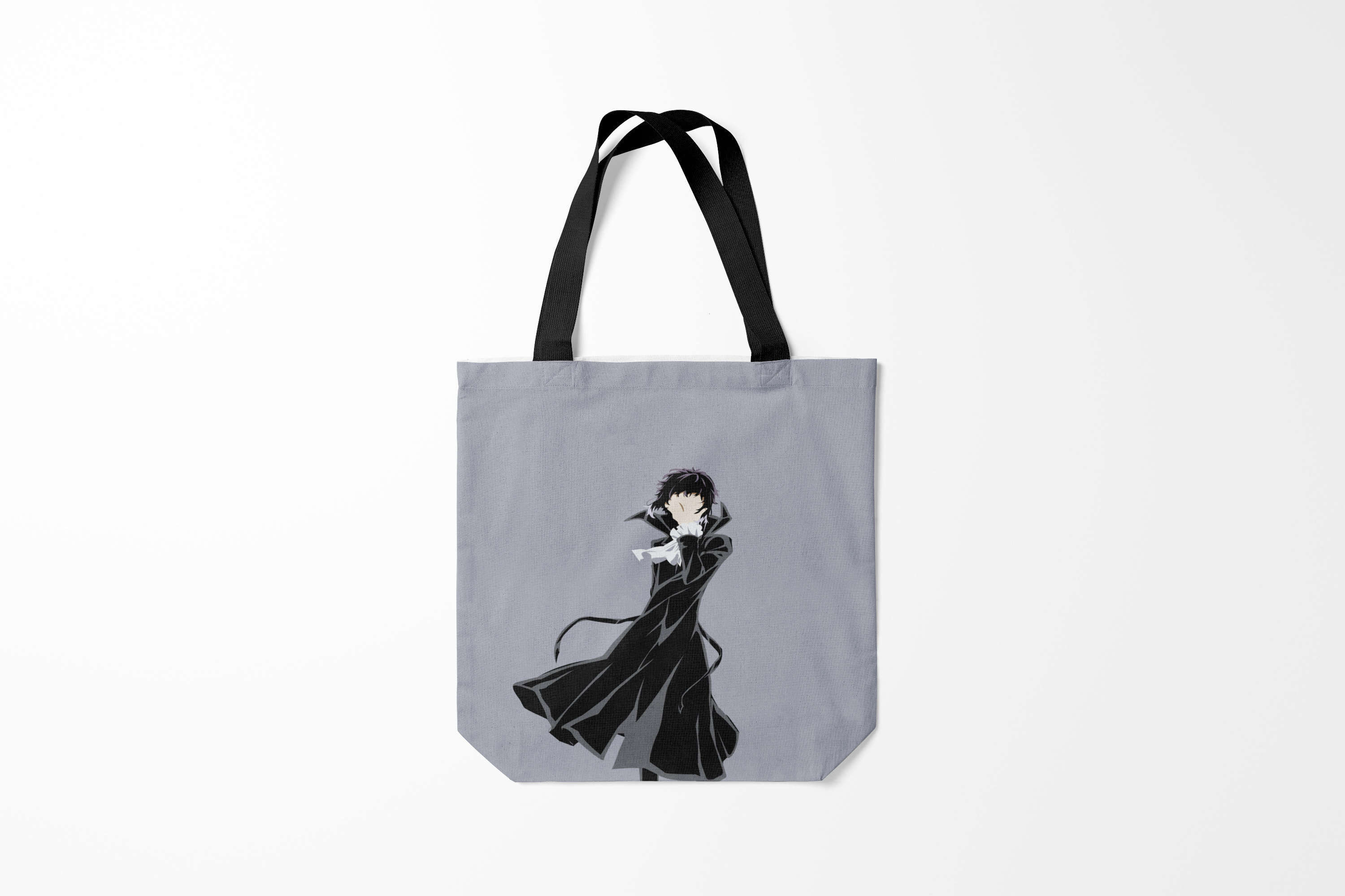 

Сумка шoппер унисекс Burnettie Ryuunosuke Akutagawa, серый, Ryuunosuke Akutagawa