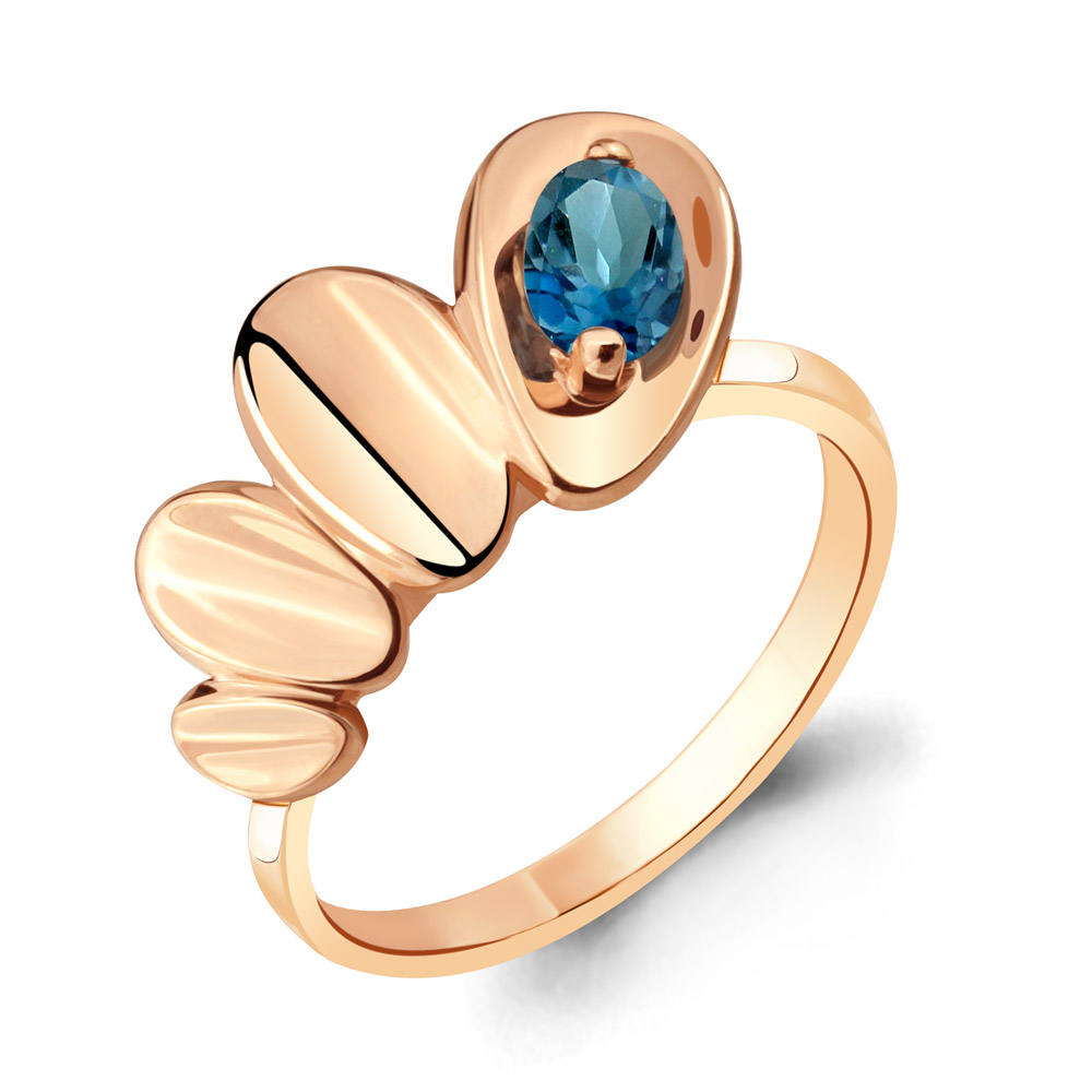

Кольцо из серебра с топазом Aquamarine Aquamarine 6918808_925_з р, 6918808_925_з