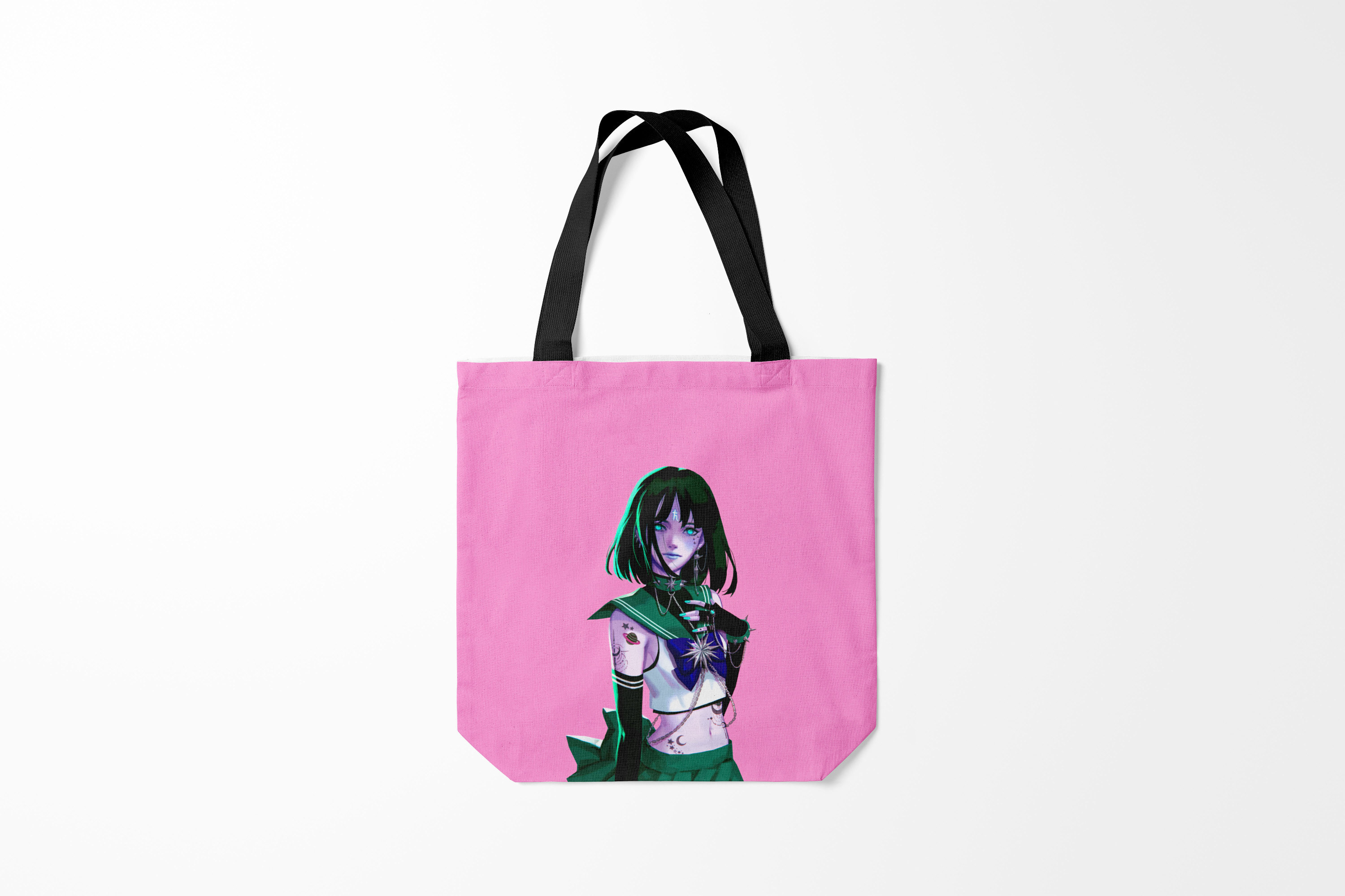 

Сумка шoппер унисекс Burnettie Sailor Moon, розовый, Sailor Moon