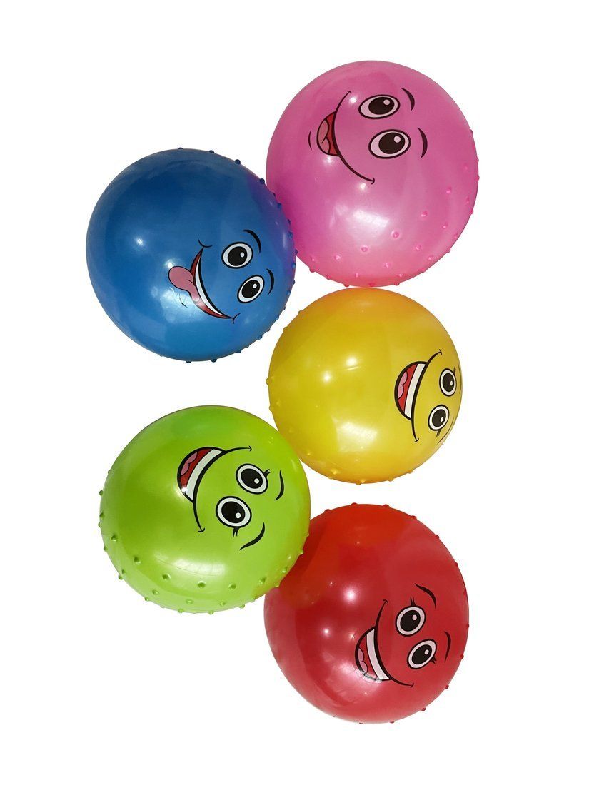

Мяч детский Moby Kids Смайл, с массажной стороной 20 см 50 г ПВХ, 1 шт, в ассортименте