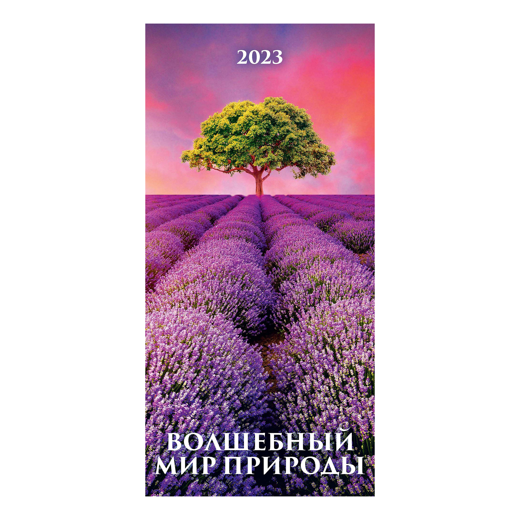 Календарь настенный перекидной Волшебный мир природы 2023 год с ригелем 165х335 мм