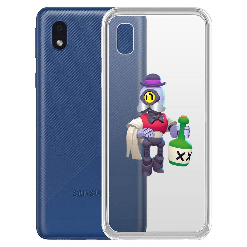 

Чехол-накладка Brawl Stars-Барли для Samsung Galaxy A01 Core (A013)