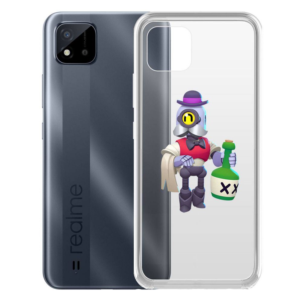 

Чехол-накладка Brawl Stars-Барли для Realme C11