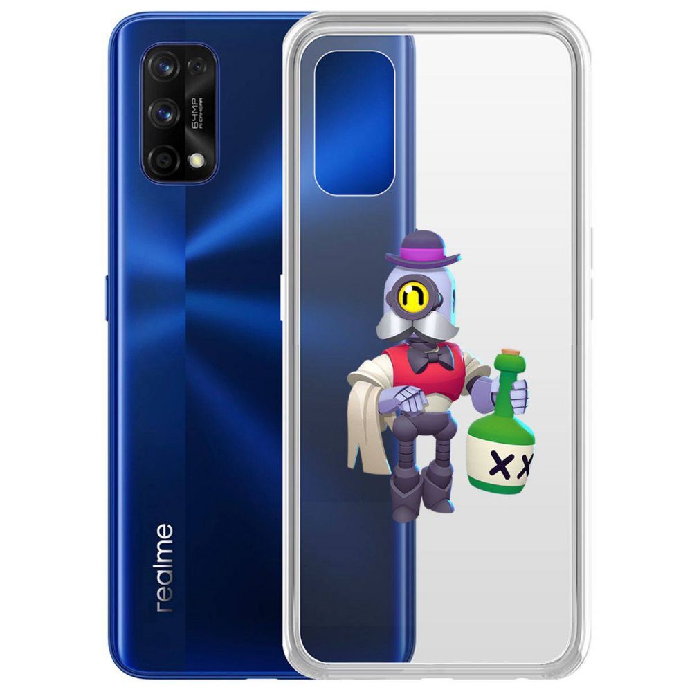 

Чехол-накладка Brawl Stars-Барли для Realme 7 Pro