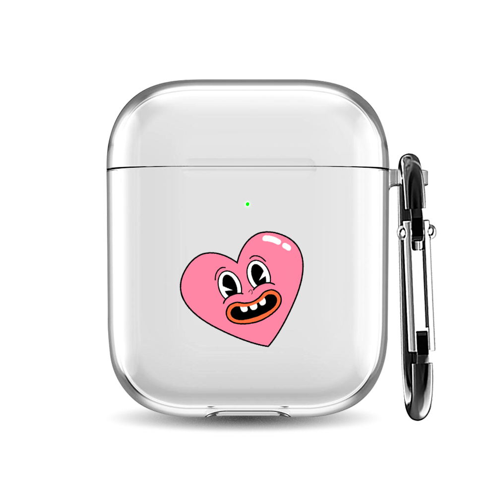 

Силиконовый чехол для наушников Airpods 1/2 "Stickers cartoon", AIPC-410-9A-1