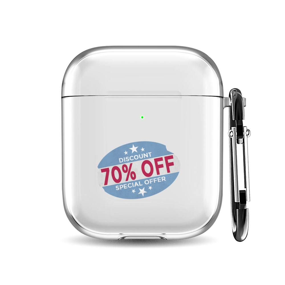 

Силиконовый чехол для наушников Airpods 1/2 "Cute collage", AIPC-410-9A-1