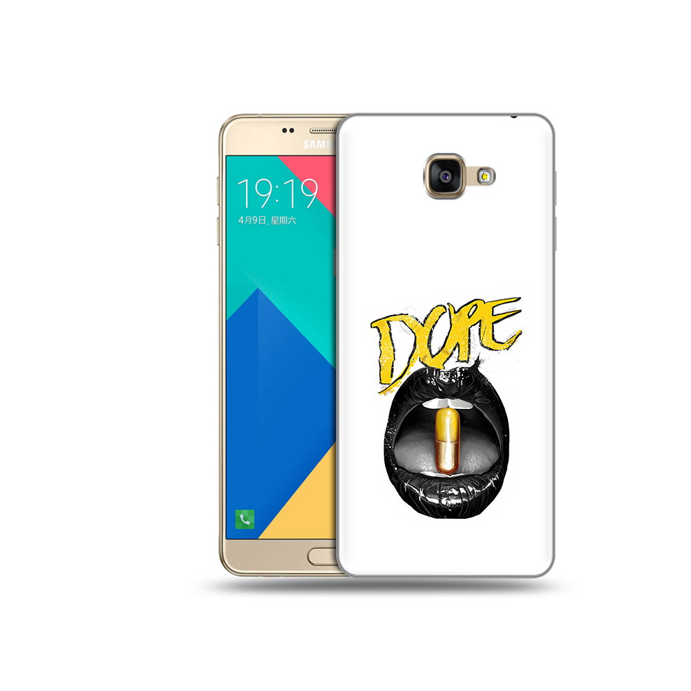 

Чехол MyPads Tocco для Samsung Galaxy A9 губы (PT25200.562.303), Прозрачный, Tocco