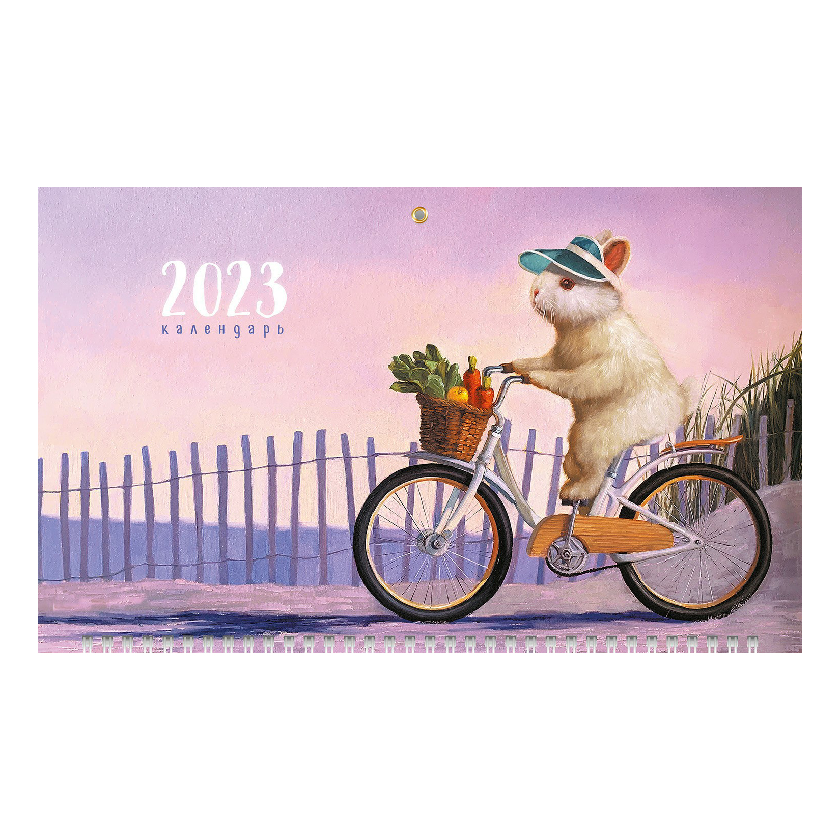 

Календарь настенный квартальный Год кролика на 2023 год на 3 гребнях