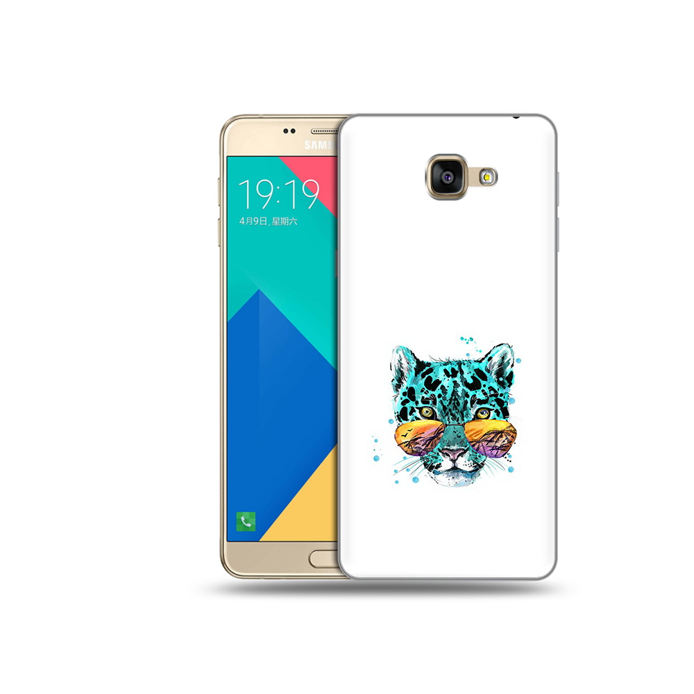 Чехол MyPads Tocco для Samsung Galaxy A9 голубой лео (PT25200.562.294)