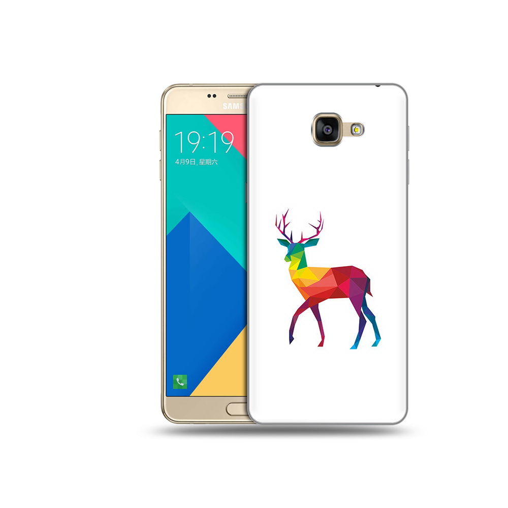 

Чехол MyPads Tocco для Samsung Galaxy A9 геометрический олень (PT25200.562.286), Прозрачный, Tocco