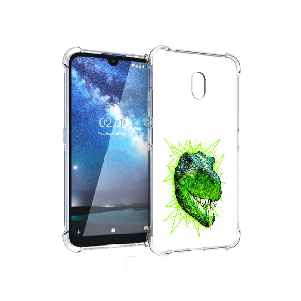 Чехол MyPads Tocco для ZTE Blade L8 зеленый динозавр (PT136677.443.358)