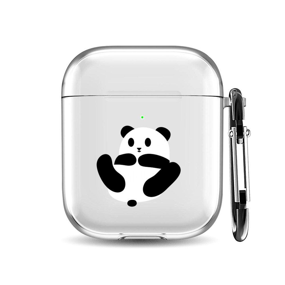 

Силиконовый чехол для наушников Airpods 1/2 "Маленькие панды", AIPC-410-9A-1