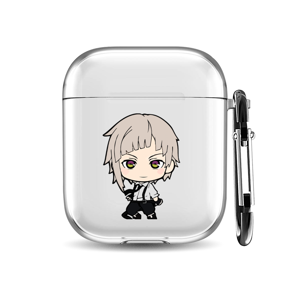 

Силиконовый чехол для наушников Airpods 1/2 "Ацуши BSD", AIPC-410-9A-1