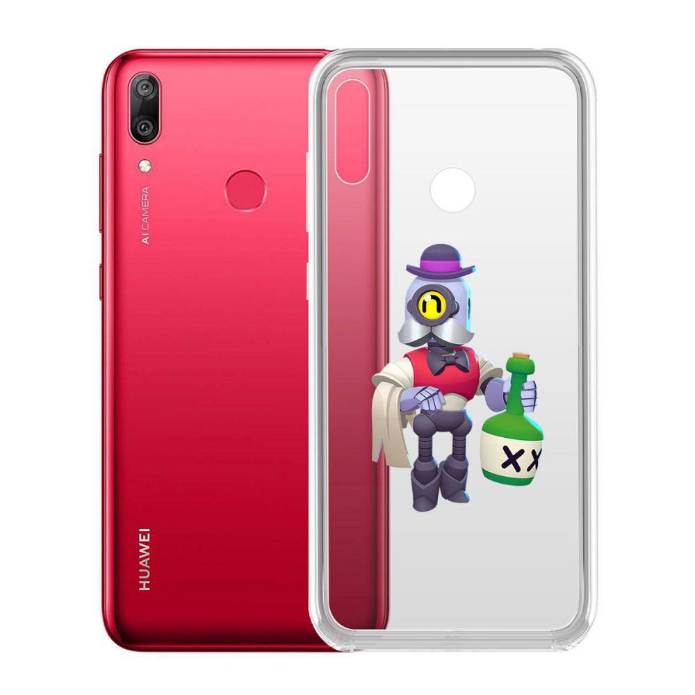 

Чехол-накладка Brawl Stars-Барли для Huawei Y7 (2019)