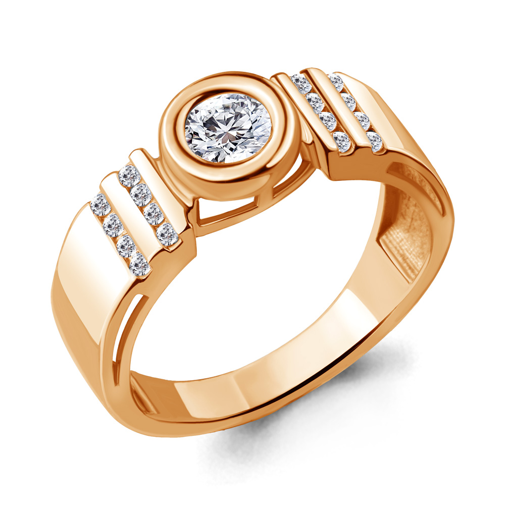 

Кольцо из серебра с фианитом Aquamarine Aquamarine 69161А_925_з р, 69161А_925_з