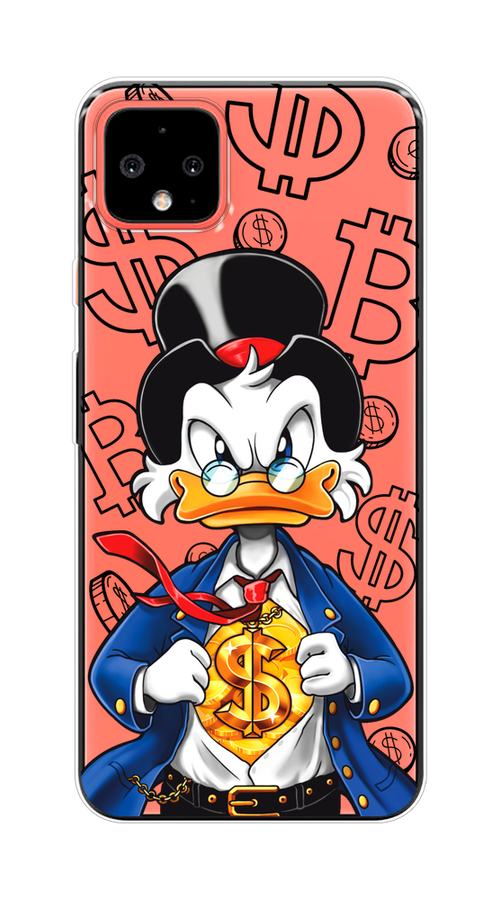 

Чехол на Google Pixel 4 XL "Scrooge Goldman", Черный;белый;синий, 270550-1