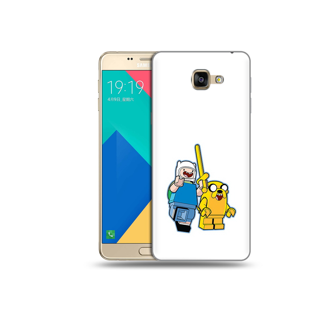 

Чехол MyPads Tocco для Samsung Galaxy A9 время приключений лего (PT25200.562.274), Прозрачный, Tocco