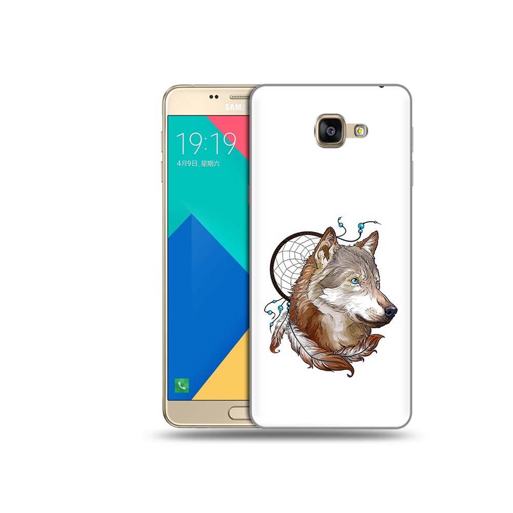 

Чехол MyPads Tocco для Samsung Galaxy A9 волк и ловец снов (PT25200.562.269), Прозрачный, Tocco
