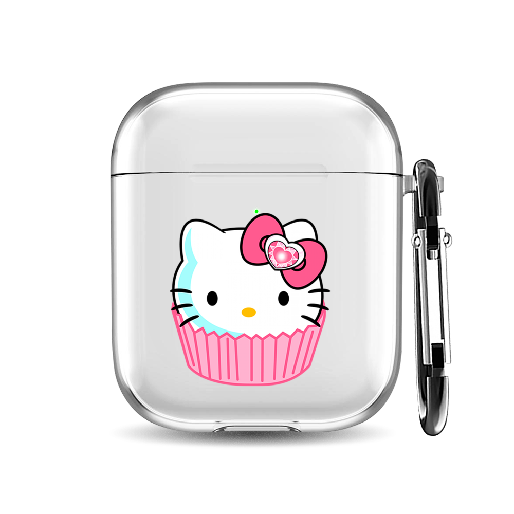 

Силиконовый чехол для наушников Airpods 1/2 "Китти конфетка", AIPC-410-9A-1