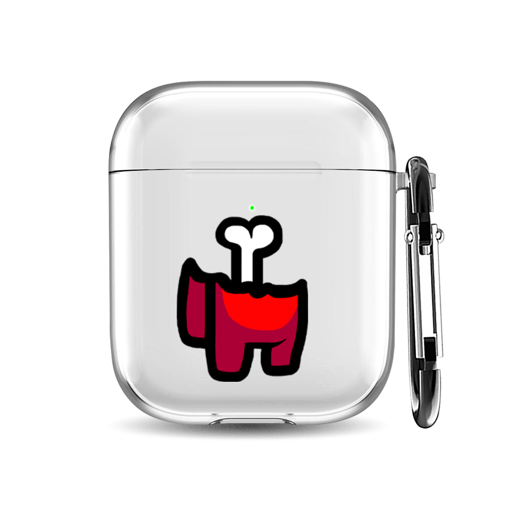 

Силиконовый чехол для наушников Airpods 1/2 "Труп красного", AIPC-410-9A-1