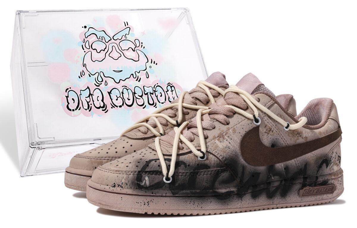 

Кеды унисекс Nike Court Vision 1 Low бежевые 37.5 EU, Бежевый, Court Vision 1 Low