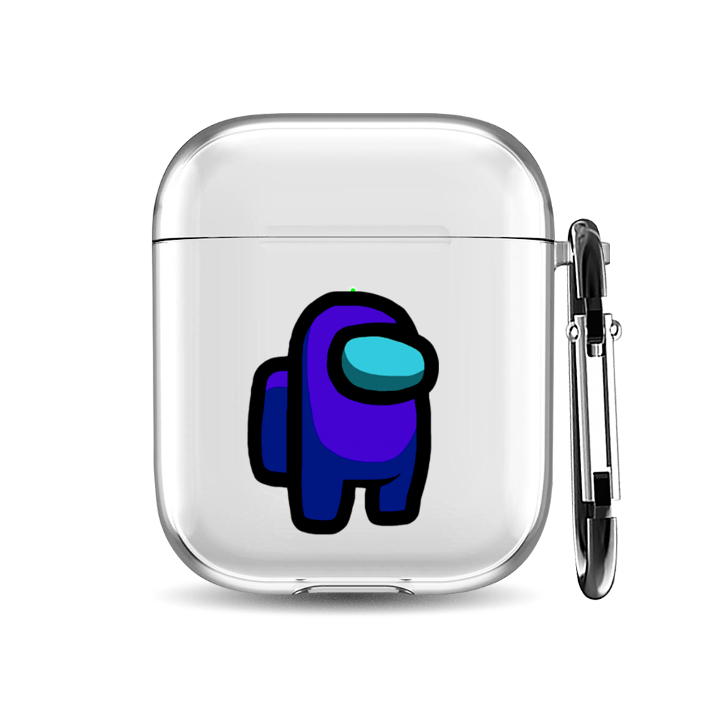 

Силиконовый чехол для наушников Airpods 1/2 "Синий астронавт", AIPC-410-9A-1