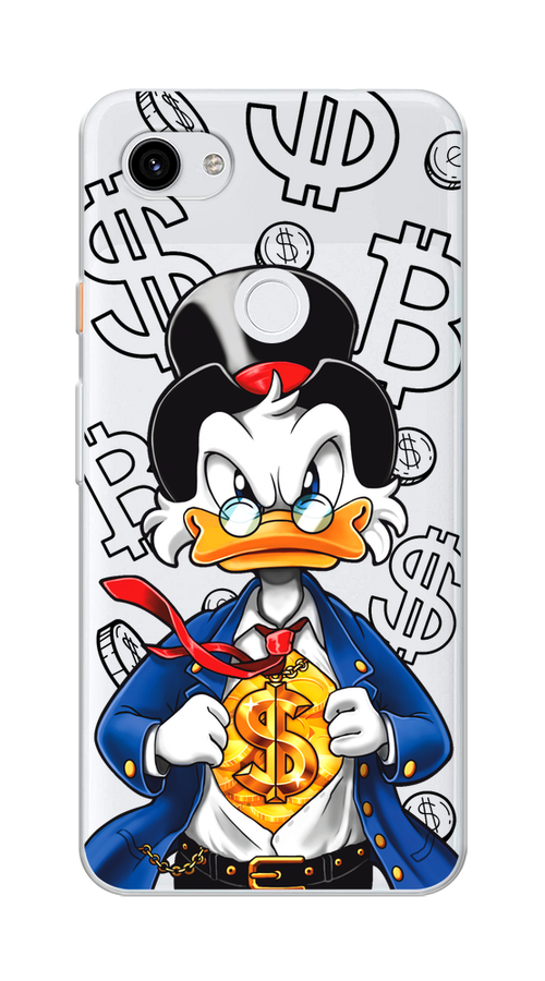 

Чехол на Google Pixel 3A XL "Scrooge Goldman", Черный;белый;синий, 270450-1