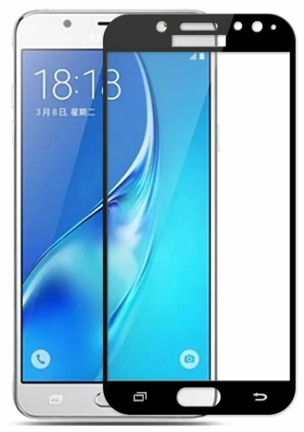 

Защитное стекло для Samsung J530F Galaxy J5 (2017) с рамкой, черный