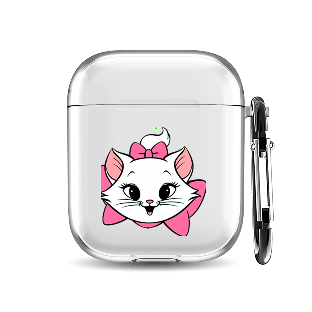 

Силиконовый чехол для наушников Airpods 1/2 "Мордочка Мари", AIPC-410-9A-1