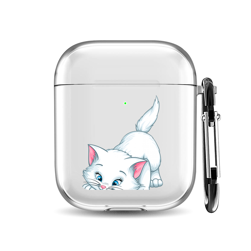 

Силиконовый чехол для наушников Airpods 1/2 "Котенок Мари", AIPC-410-9A-1