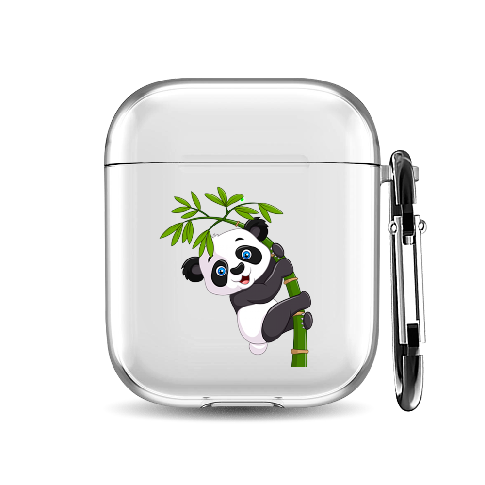 

Силиконовый чехол для наушников Airpods 1/2 "Панда на бамбуке", AIPC-410-9A-1
