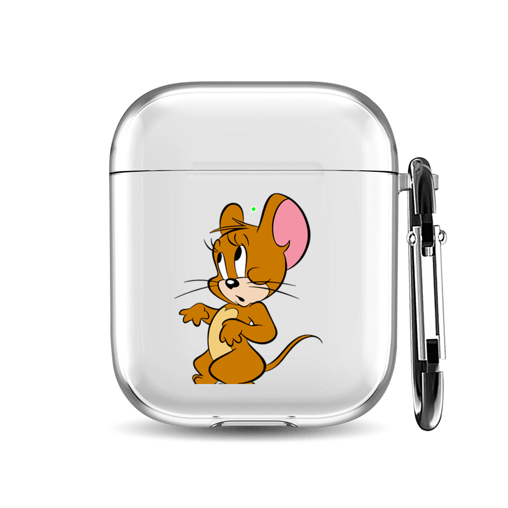 

Силиконовый чехол для наушников Airpods 1/2 "Милашка Джерри", AIPC-410-9A-1