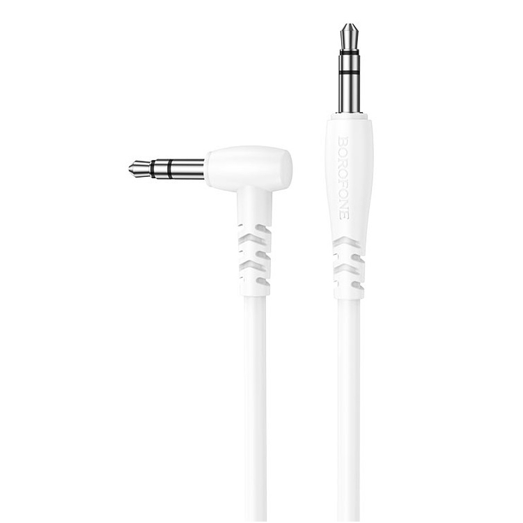 

Кабель mini-Jack 3.5mm-mini-Jack 3.5mm BOROFONE BL10 2м белый, BL10