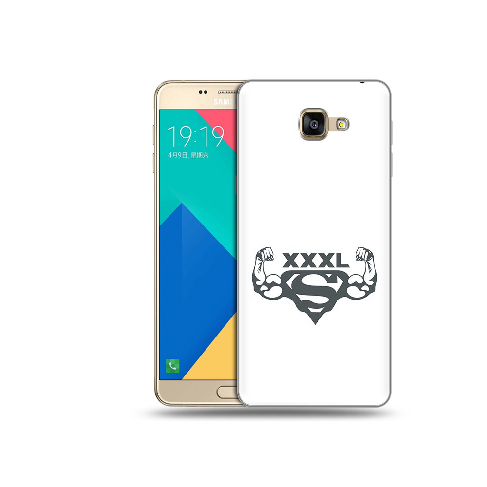 Чехол MyPads Tocco для Samsung Galaxy A9 бодибилдинг супермен (PT25200.562.237)