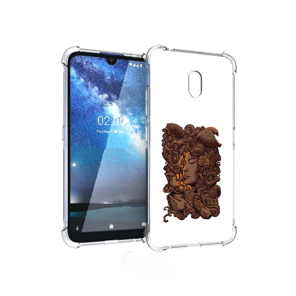 

Чехол MyPads Tocco для ZTE Blade L8 девушка с длинными волосами абстракция, Прозрачный, Tocco