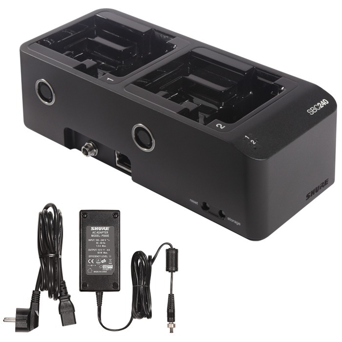 

Зарядная станция Shure SBC240-E, Черный, SBC240-E