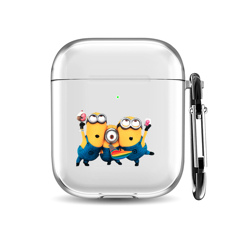 

Силиконовый чехол для наушников Airpods 1/2 "С днем рождения!", AIPC-410-9A-1