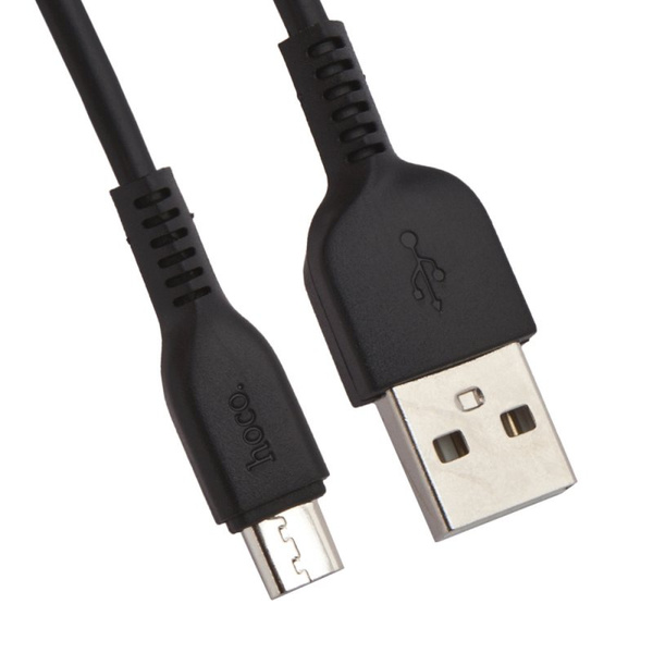 

Кабель micro USB-USB Hoco 2м черный